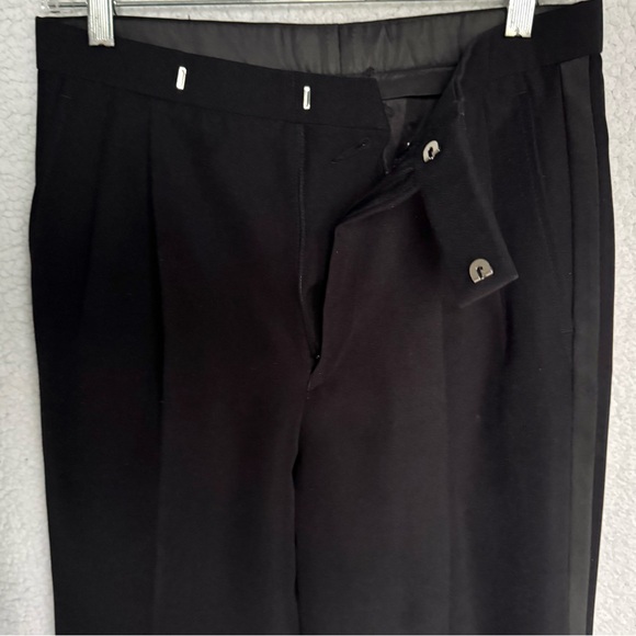 EUC vintage black tuxedo pants, versatile length - Picture 5 of 10